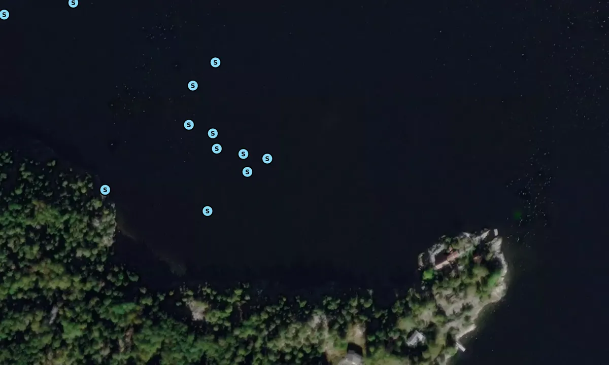 Satelite image of Lagunen Camping