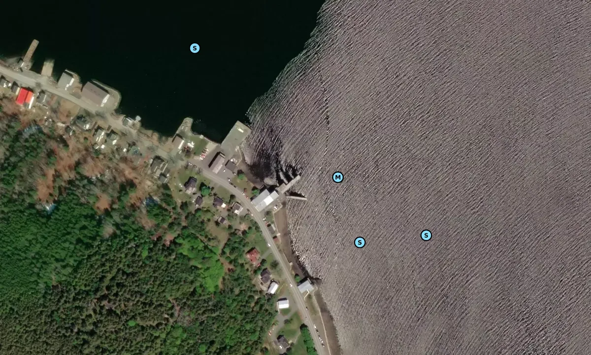 Satelite image of LaHave Outfitters and Marina and Bakery
