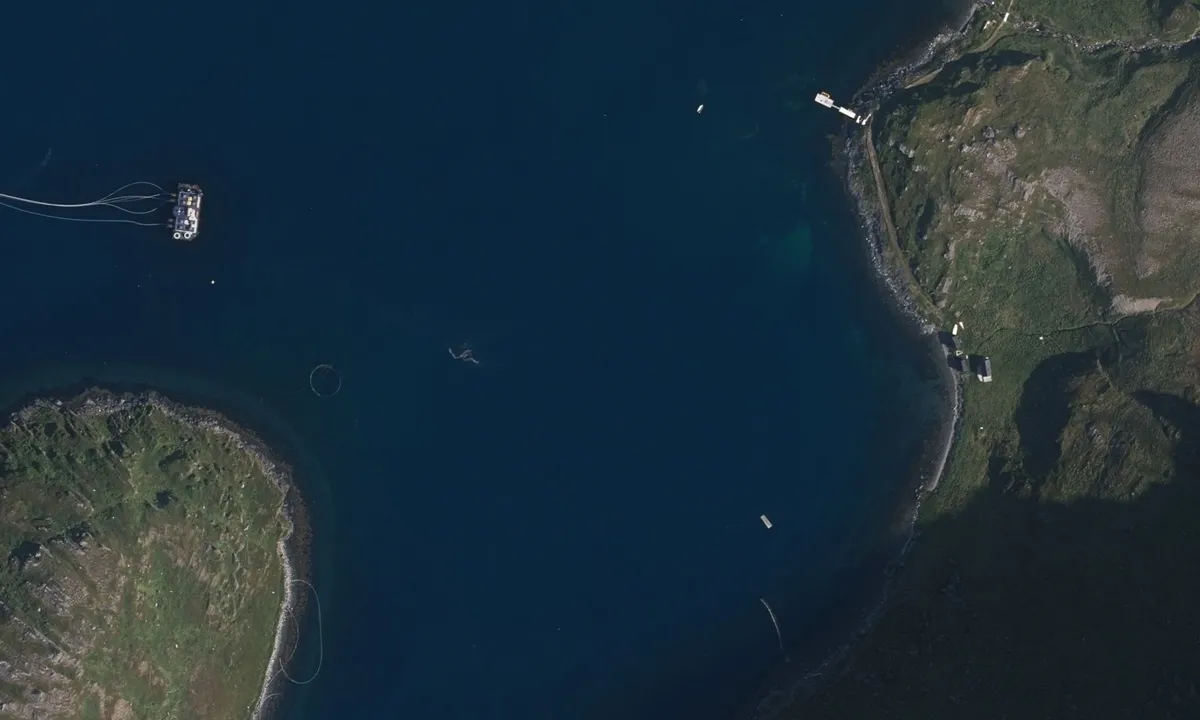 Flyfoto av Laholmen