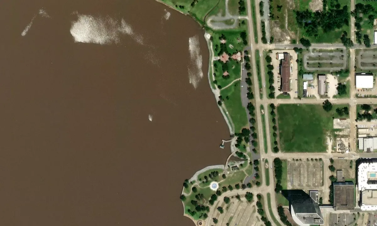 Satelite image of Lake Charles - 1