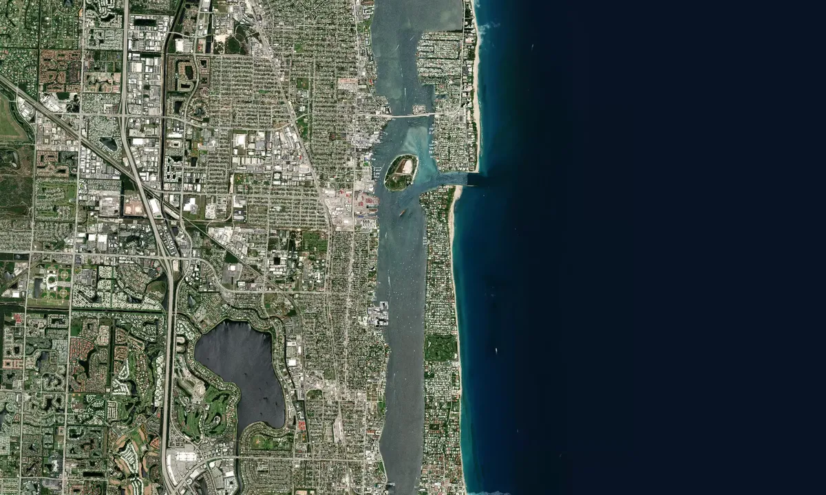 Flyfoto av Lake Worth - 1