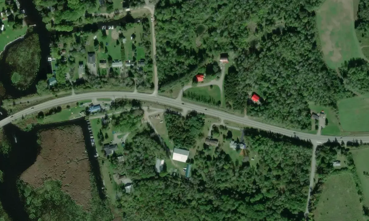 Satelite image of Lakeside Boats