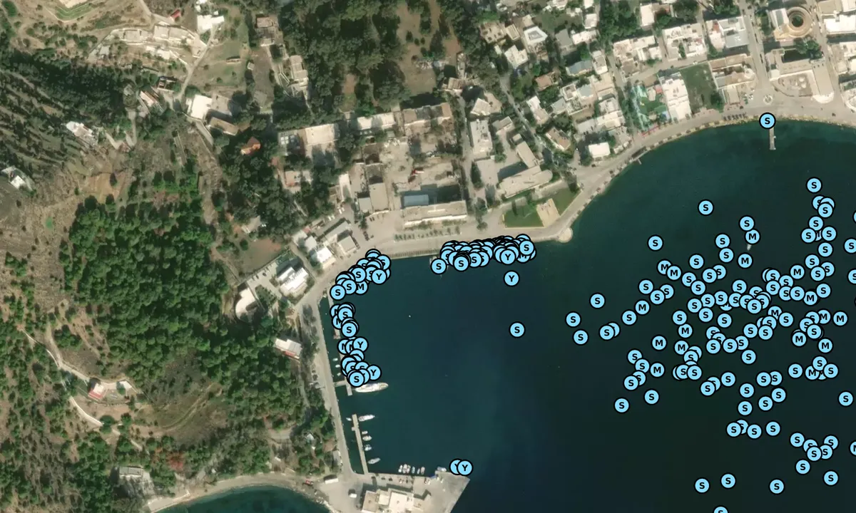 Satelite image of Lakki Marina 1