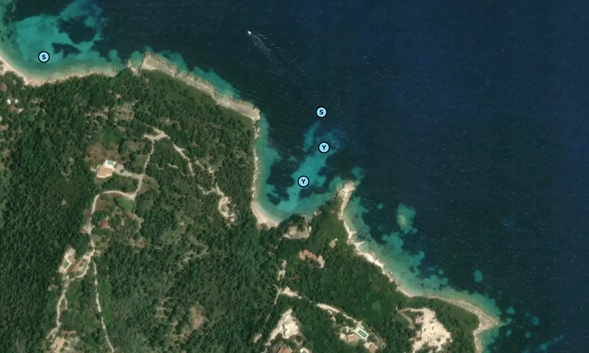 Satelite image of Lakkos Beach