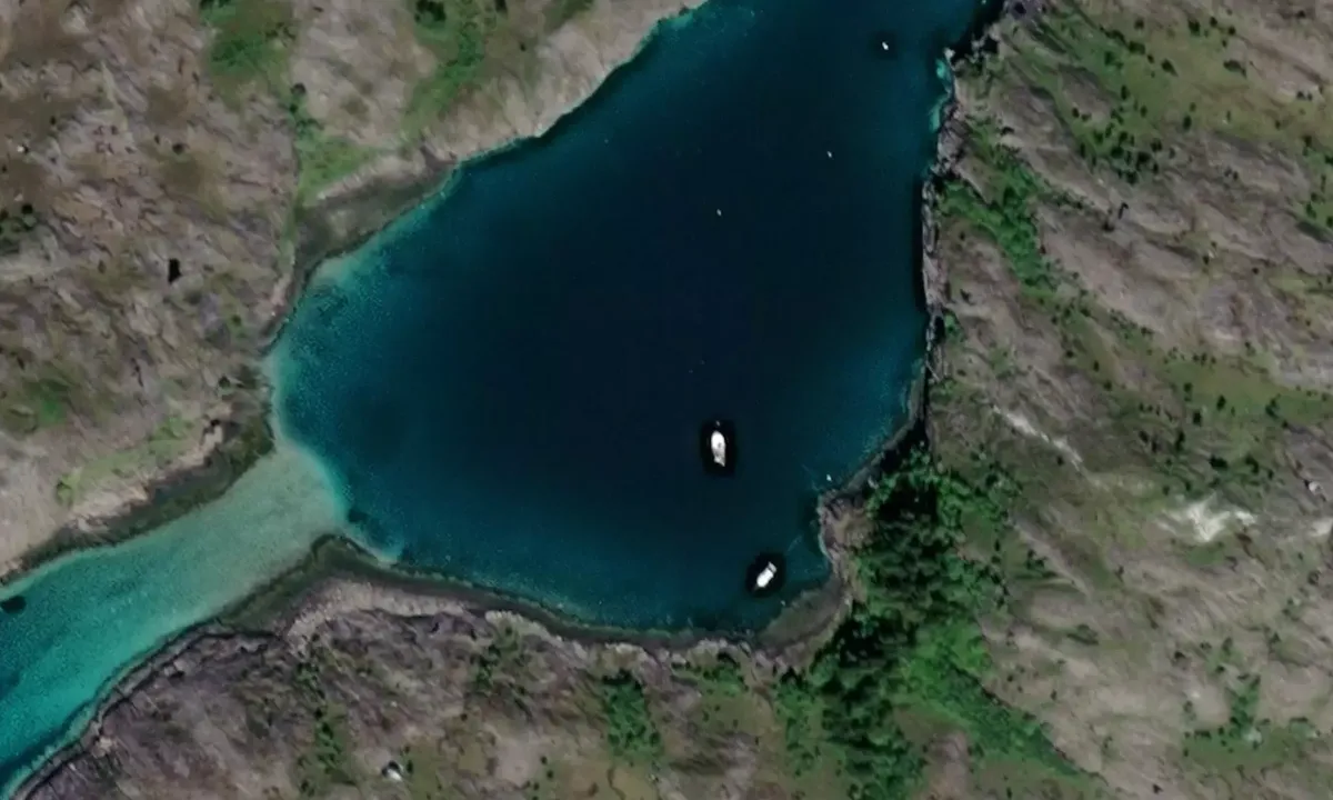 Satelite image of Lamøya - Jektvik