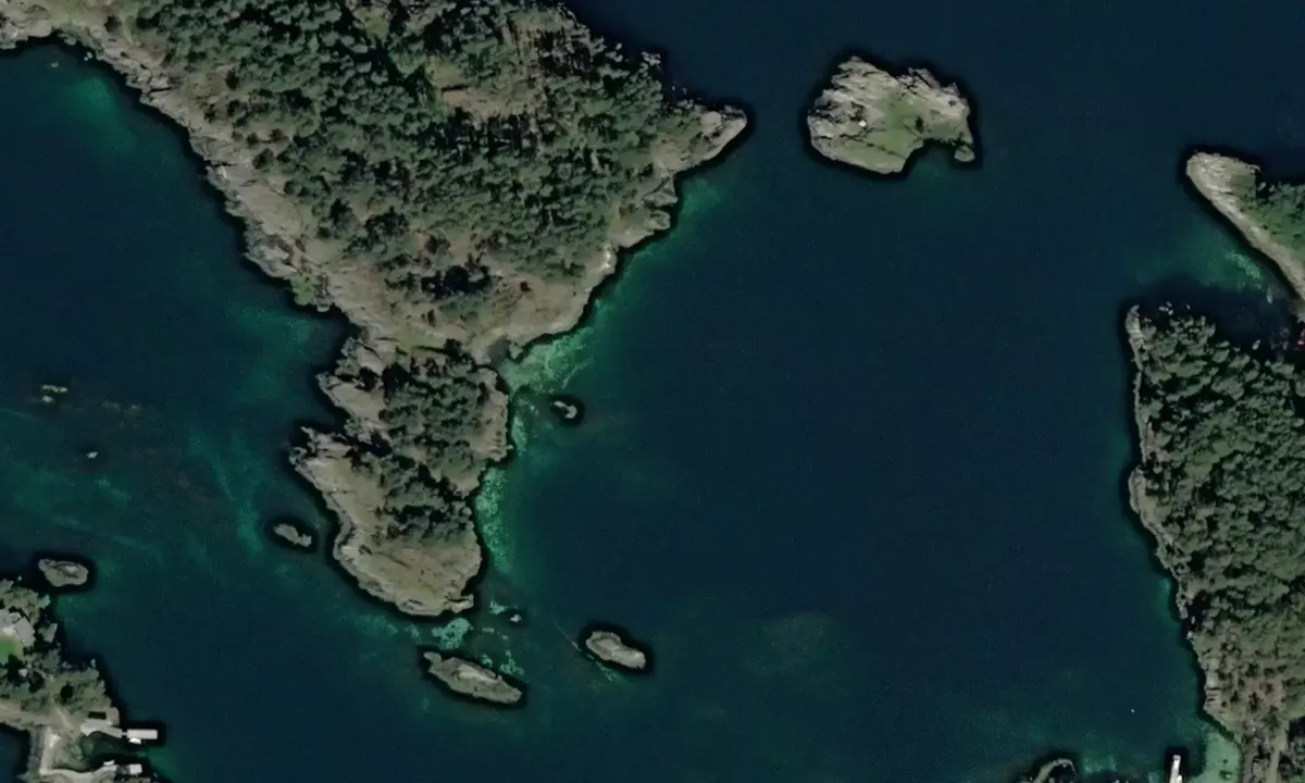 Satelite image of Lamøya - Klungerholmen