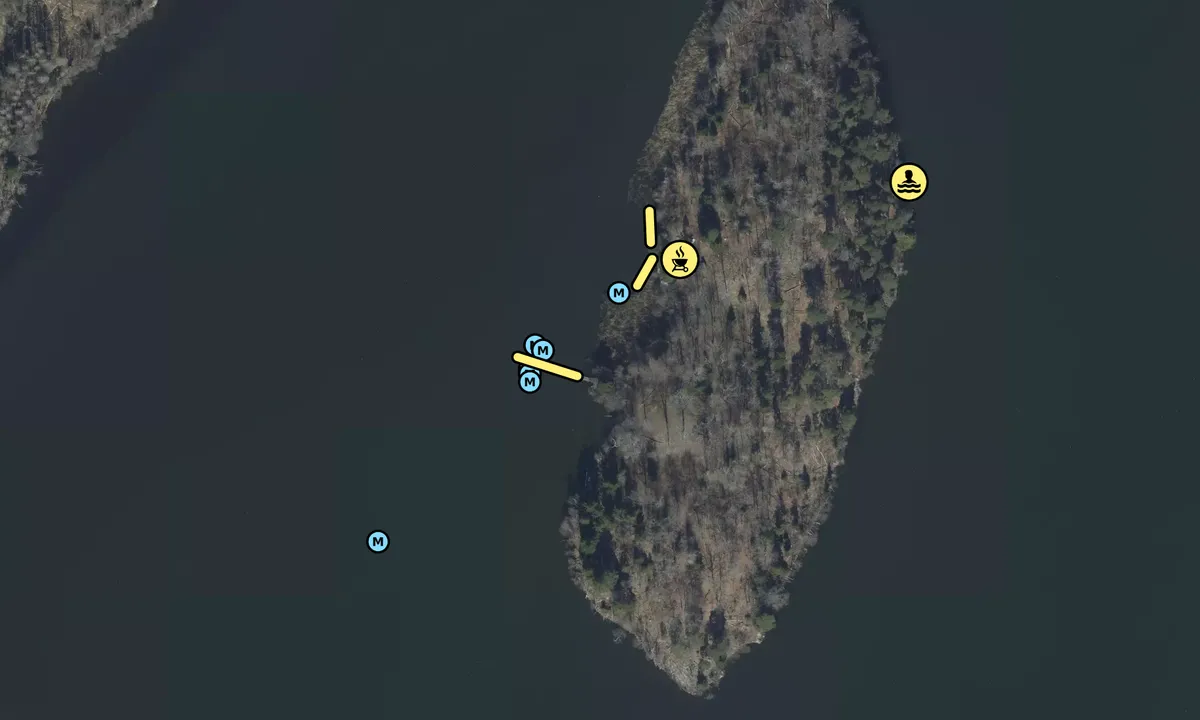 Satelite image of Landholmen