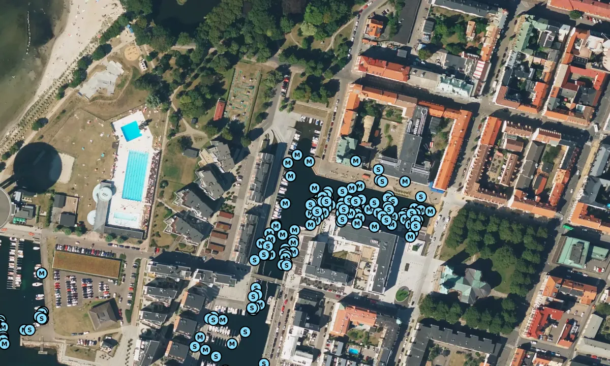 Satelite image of Landskrona - Nyhamn Marina