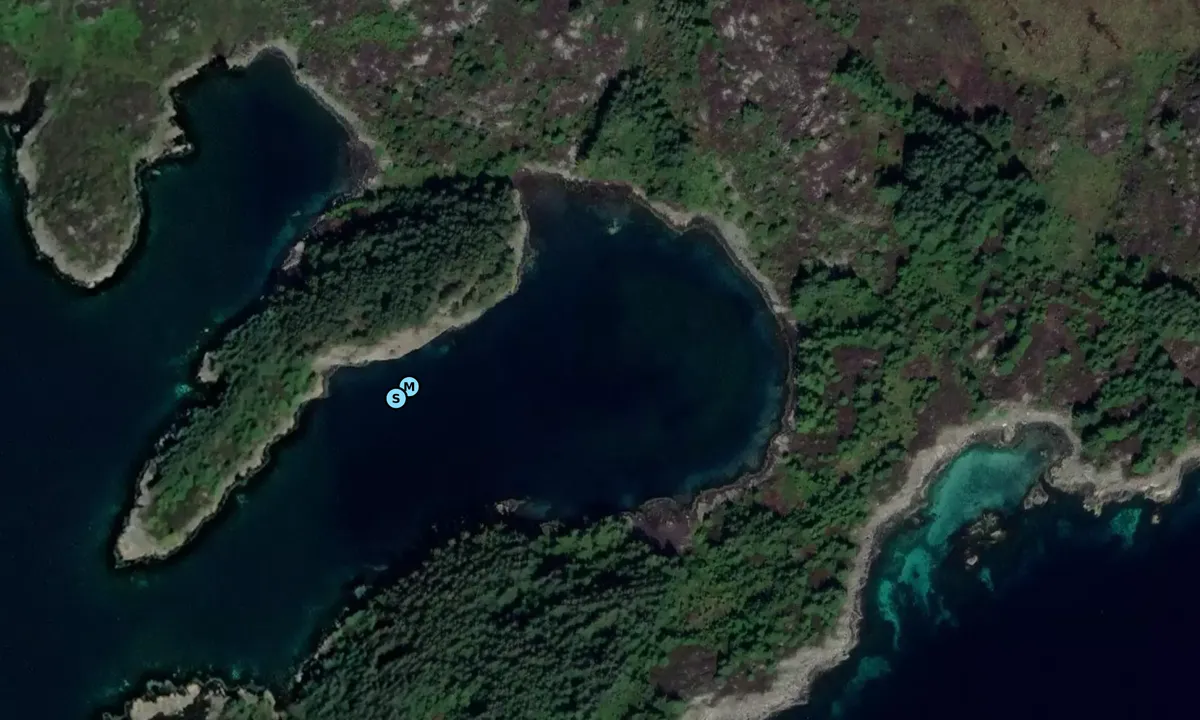 Satelite image of Langanesvågen, Bokn.