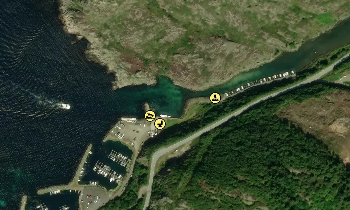 Satelite image of Langevågen
