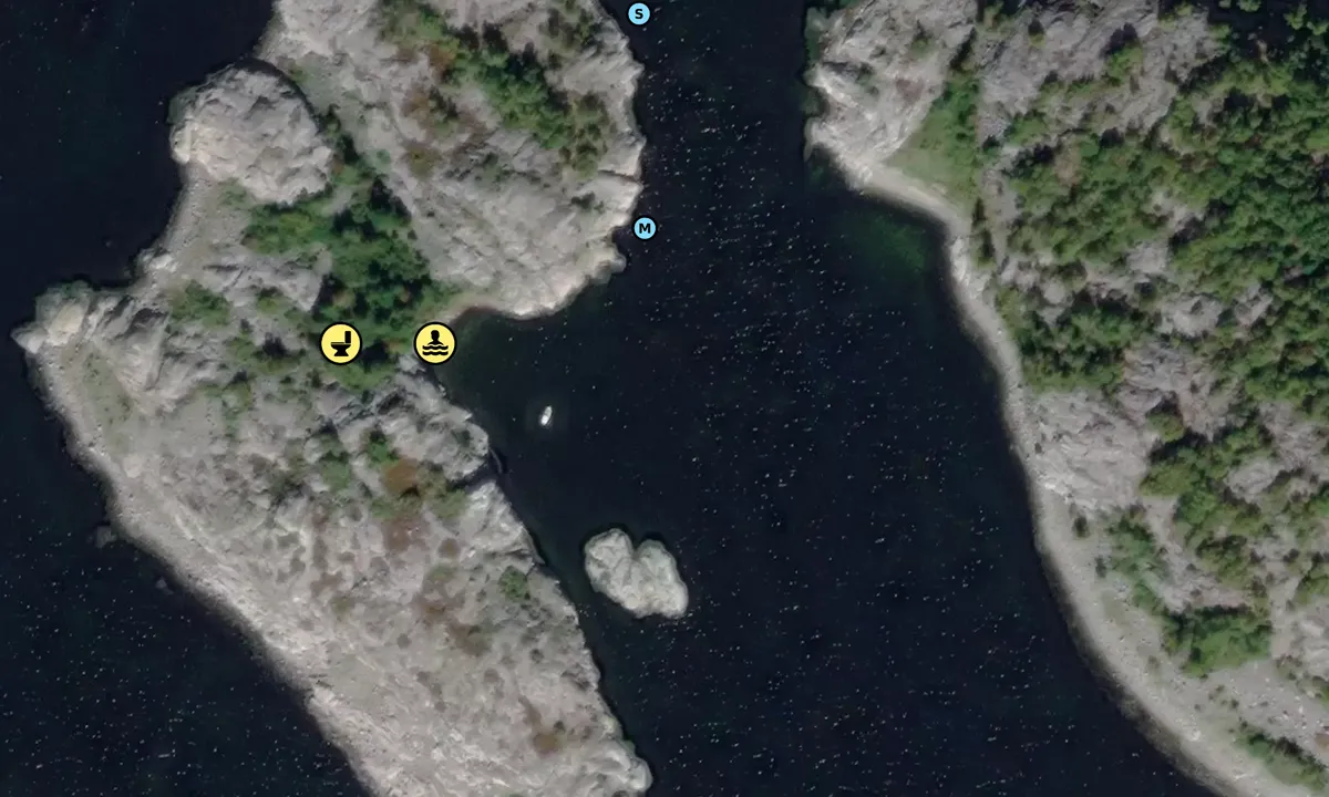 Satelite image of Långholmen - Strömstad