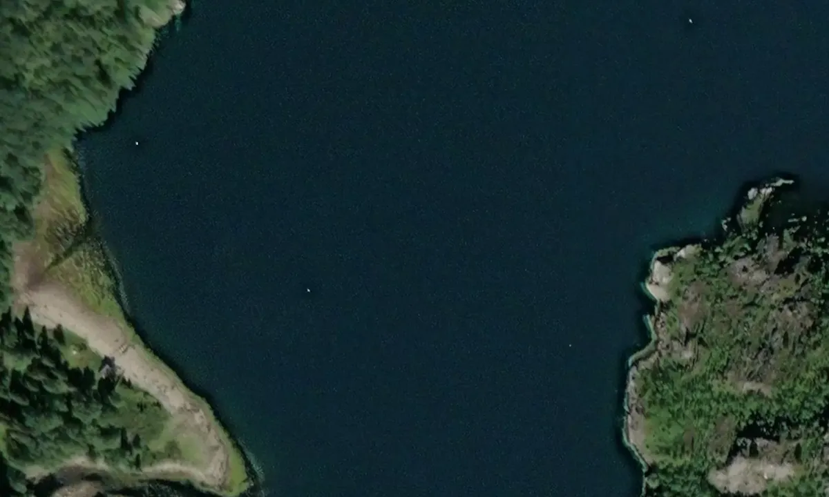 Satelite image of Langkilvågen