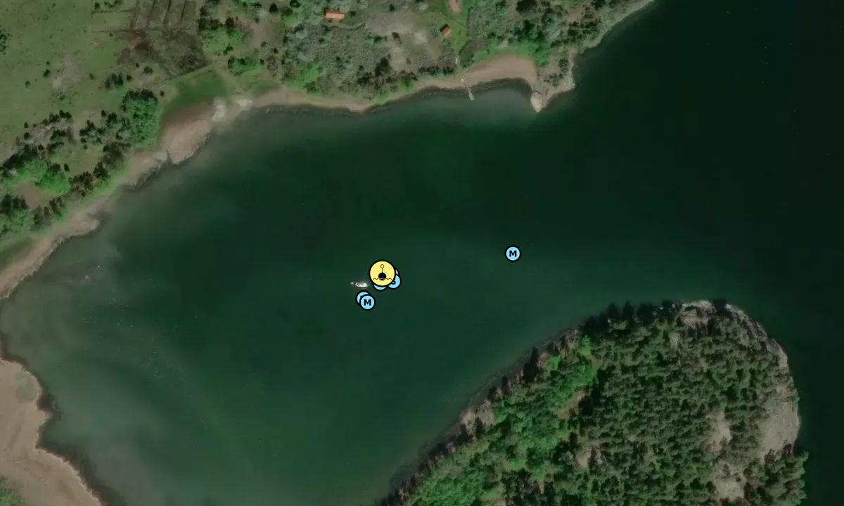 Satelite image of Långnäset Älgö - SXK S:t Anna bouy