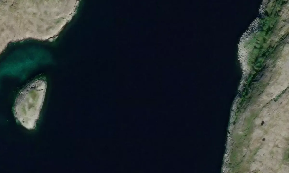 Flyfoto av Langøya - Kvaløya
