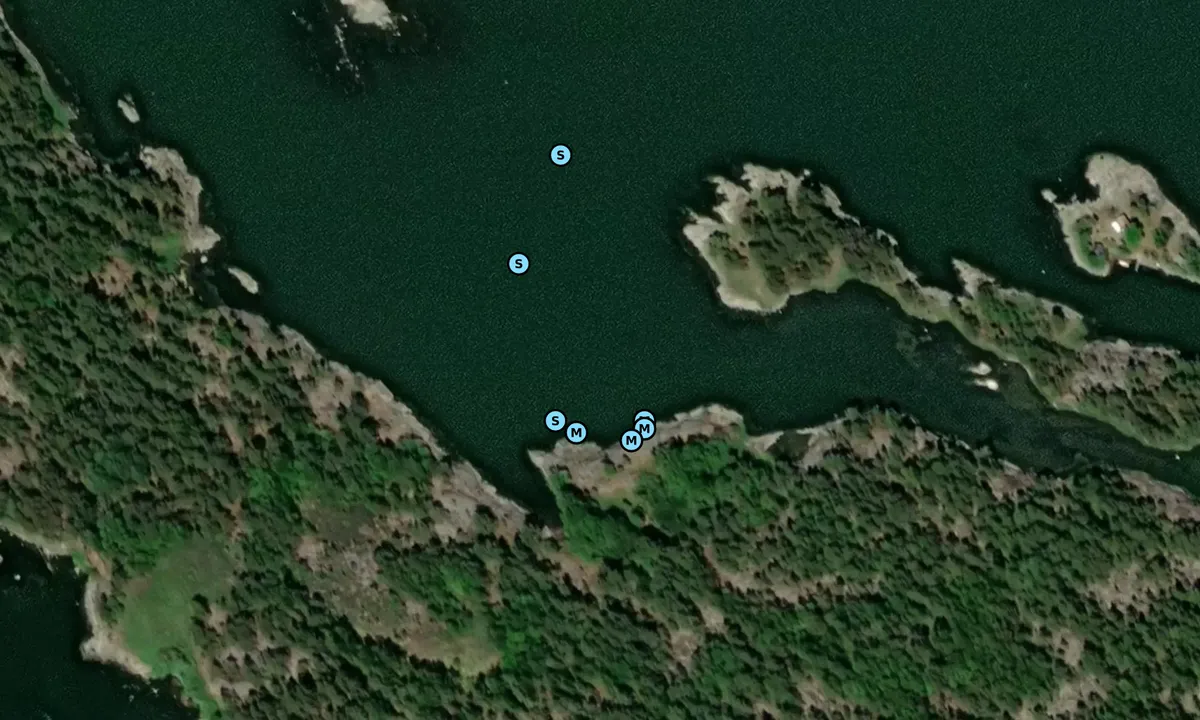Satelite image of Långskär