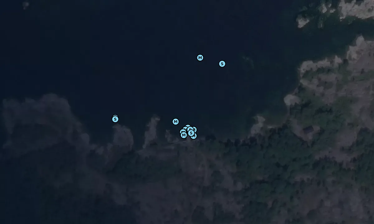 Satelite image of Långskär - Norrtälje