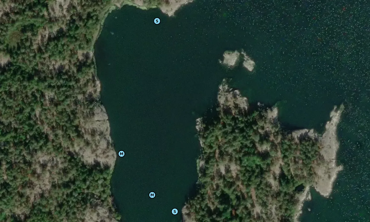 Satelite image of Långviken
