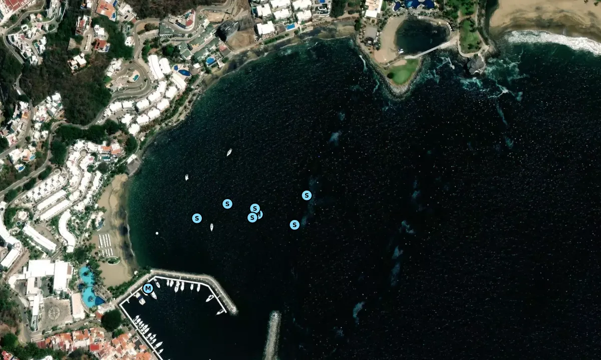 Satelite image of Las Hadas