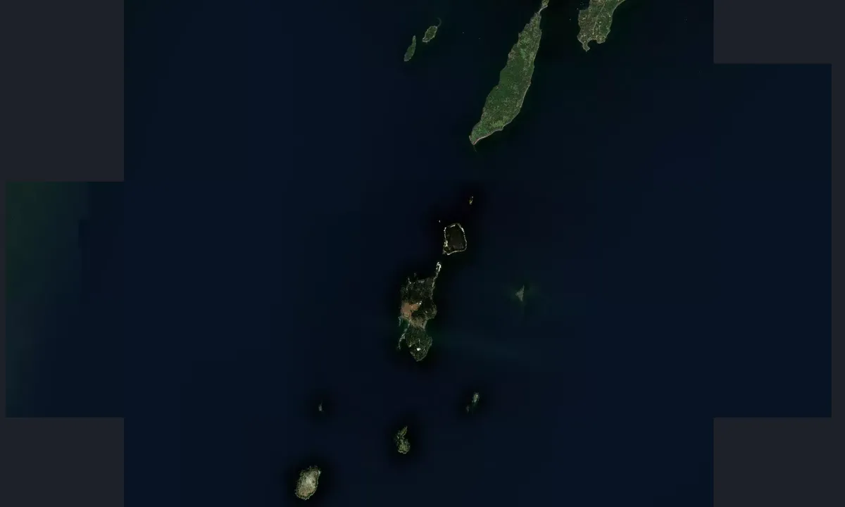 Flyfoto av Lasell Island