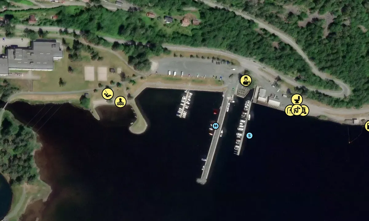 Satelite image of Lastein Båthavn - Dalen