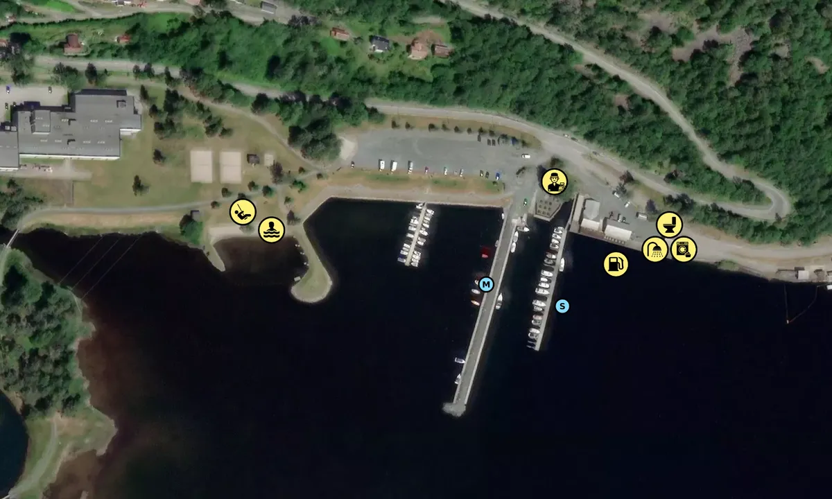 Satelite image of Lastein Båthavn - Dalen