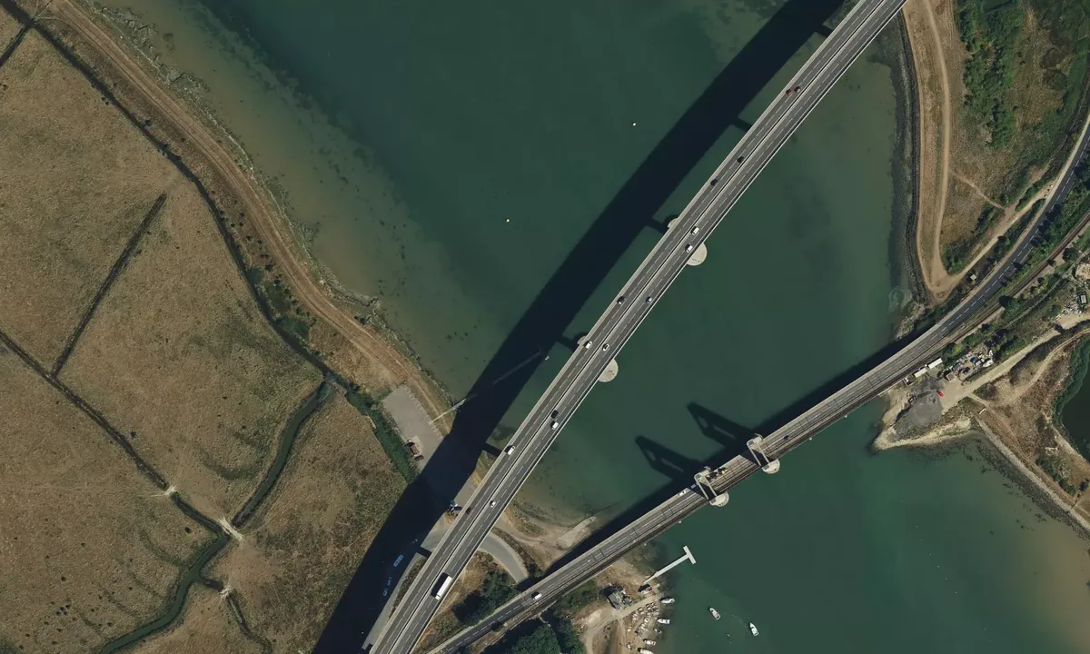 Satelite image of launch
