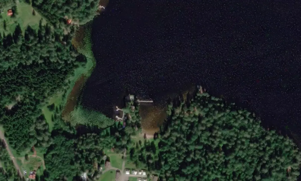 Flyfoto av Laxsjön