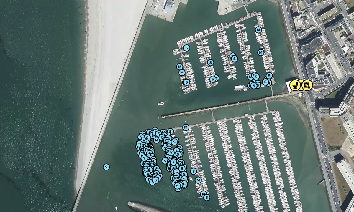 Satelite image of Le Havre Plaisance