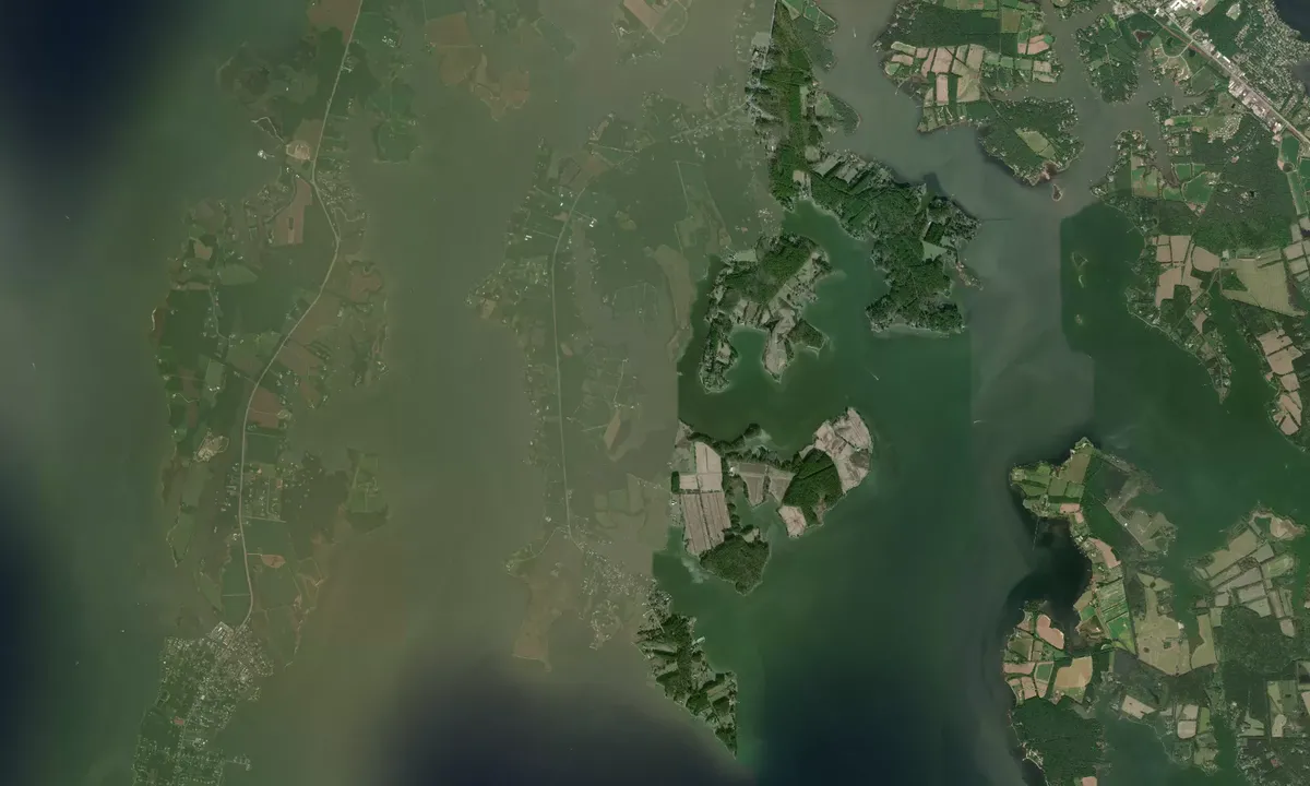 Flyfoto av Leadenham Creek (south)