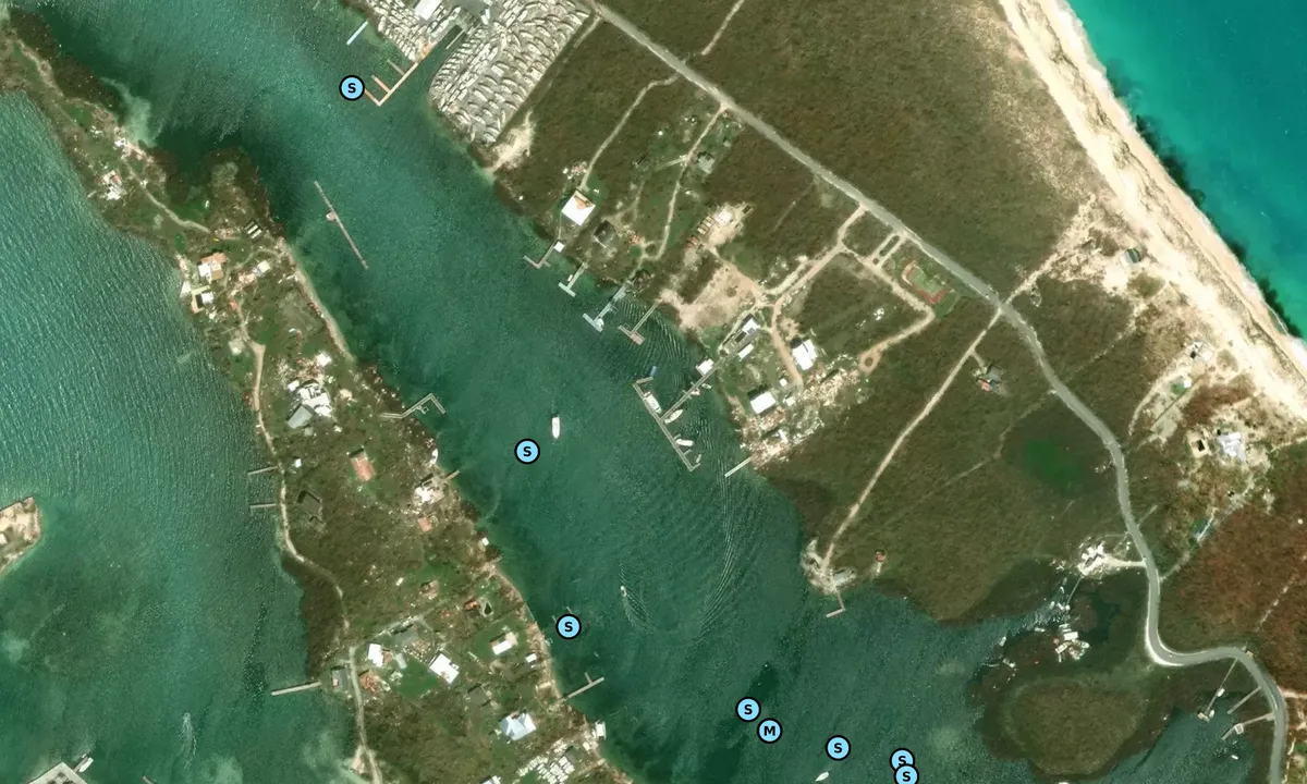 Satelite image of Leeward Yacht Club and Marina