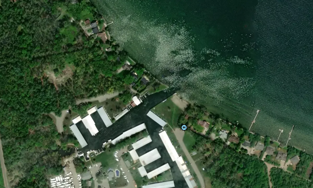 Satelite image of Lefroy Harbour Resorts