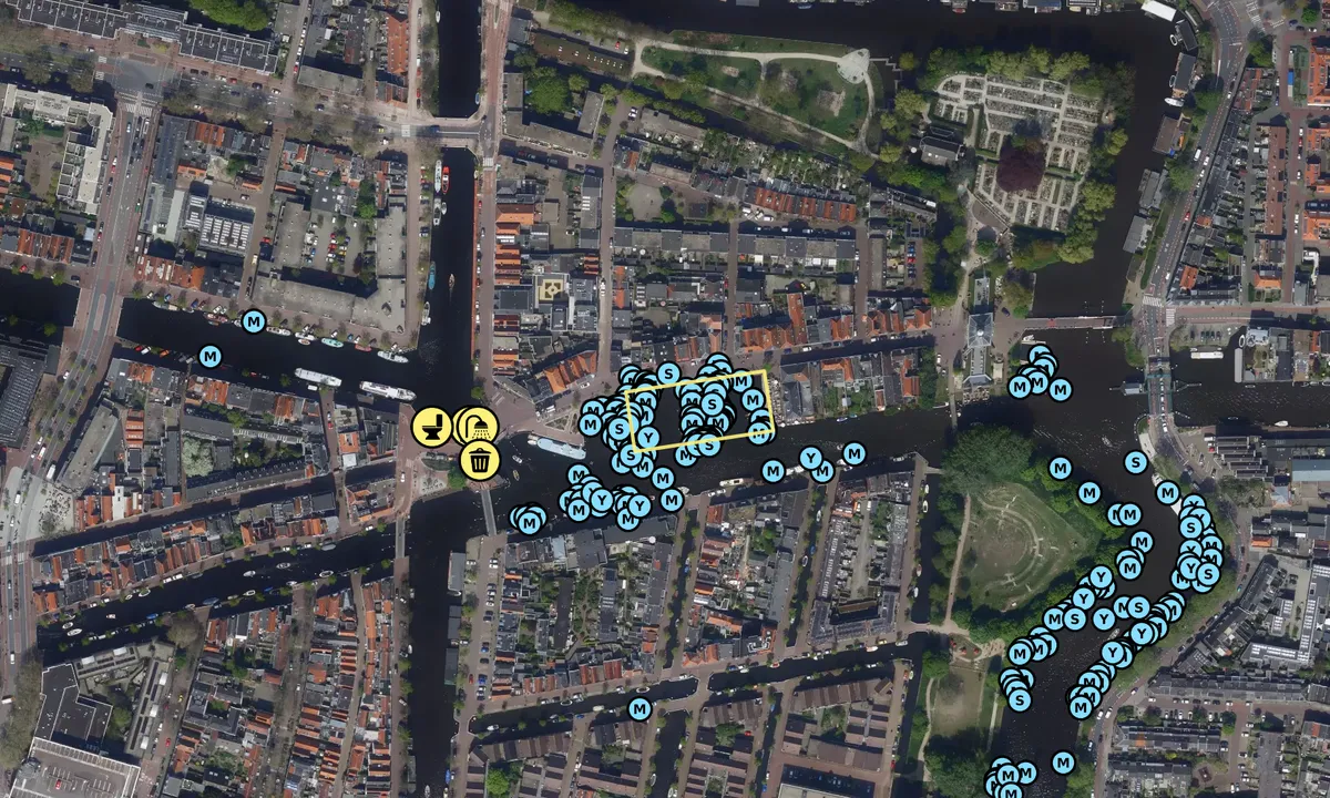 Satelite image of Leiden de Haven