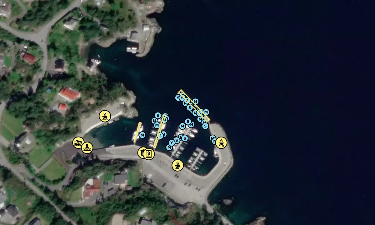 Satelite image of Leirvikjo - Bekkjarvik