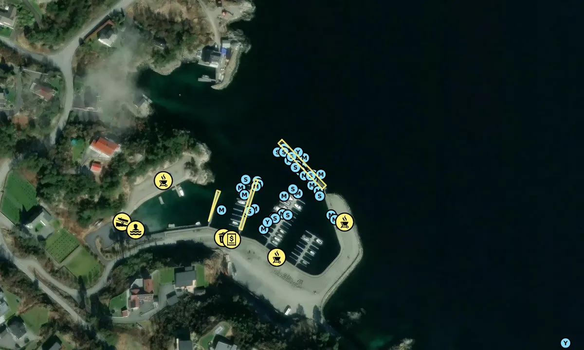 Satelite image of Leirvikjo - Bekkjarvik