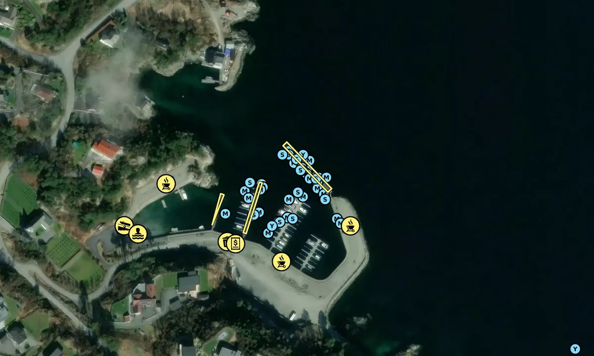 Satelite image of Leirvikjo - Bekkjarvik