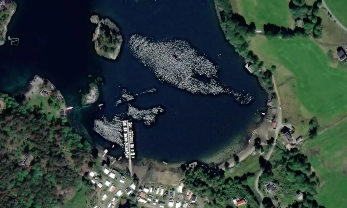 Satelite image of Leknesvik