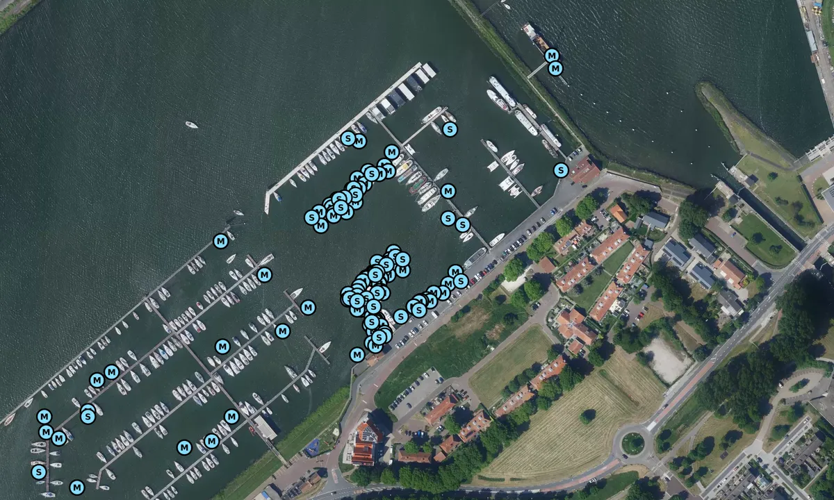 Flyfoto av Lelystad Haven