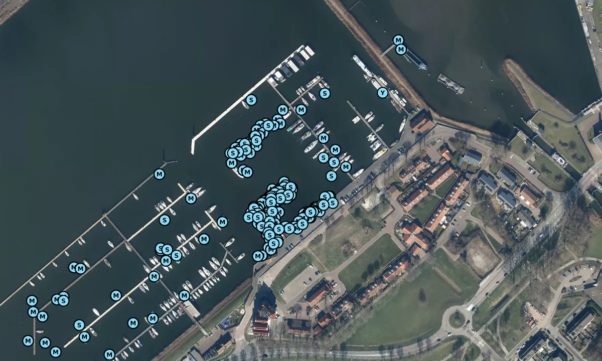 Satelite image of Lelystad Haven