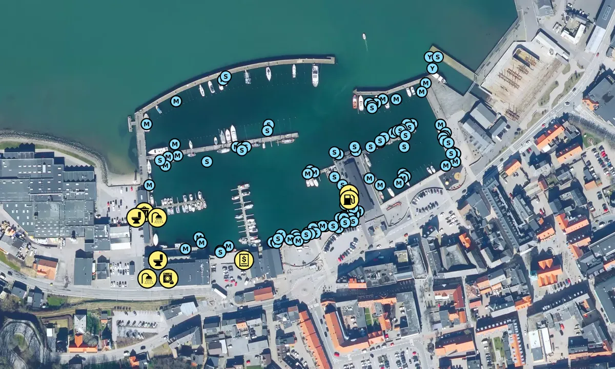 Satelite image of Lemvig Havn