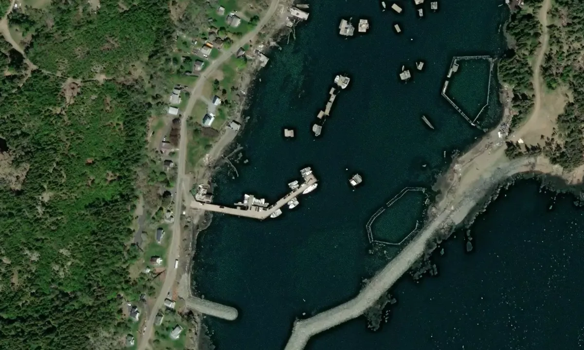 Satelite image of Leonardville Harbour