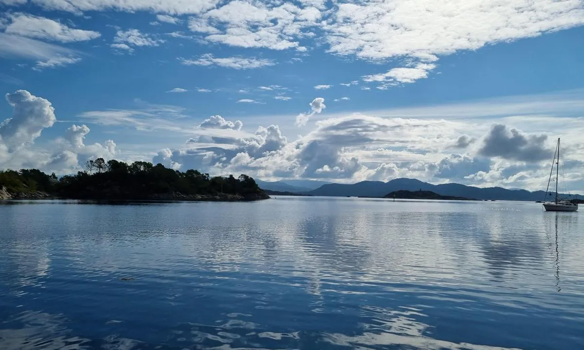 Lerøy : Det går en ferge forbi her