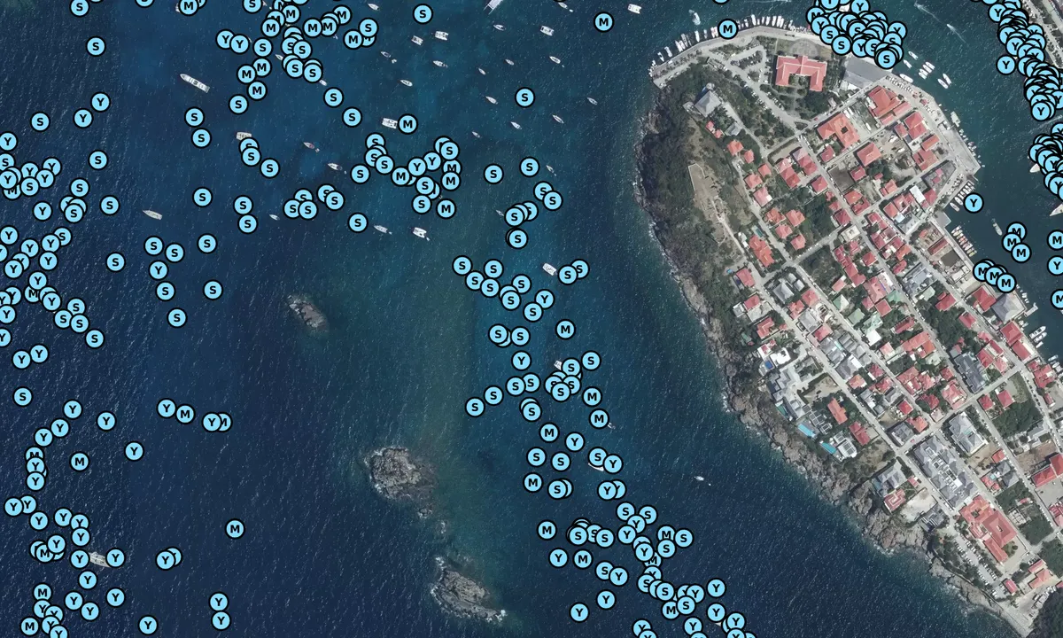 Satelite image of Les Petits Saints