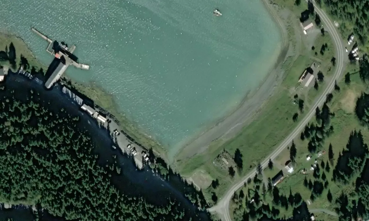 Satelite image of Letnikof Cove