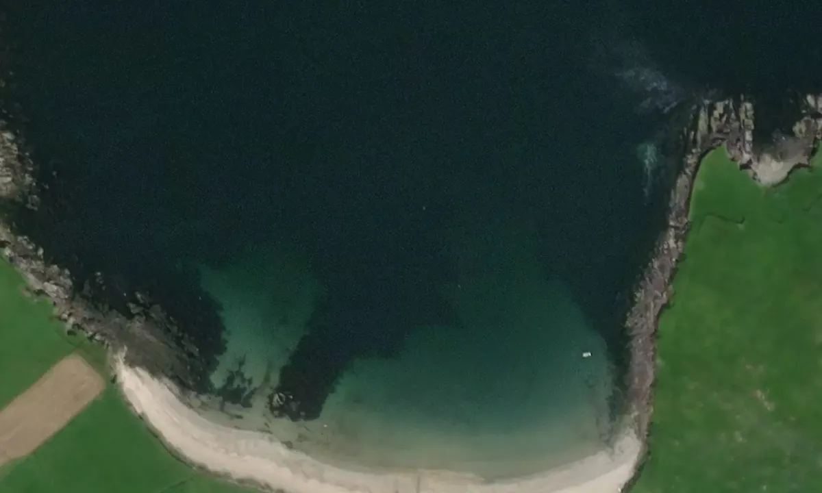 Satelite image of Levenwick