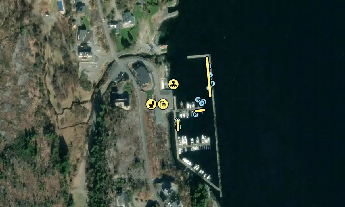 Satelite image of Liaskjæret