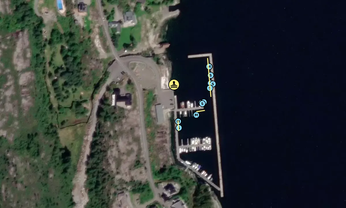Satelite image of Liaskjæret
