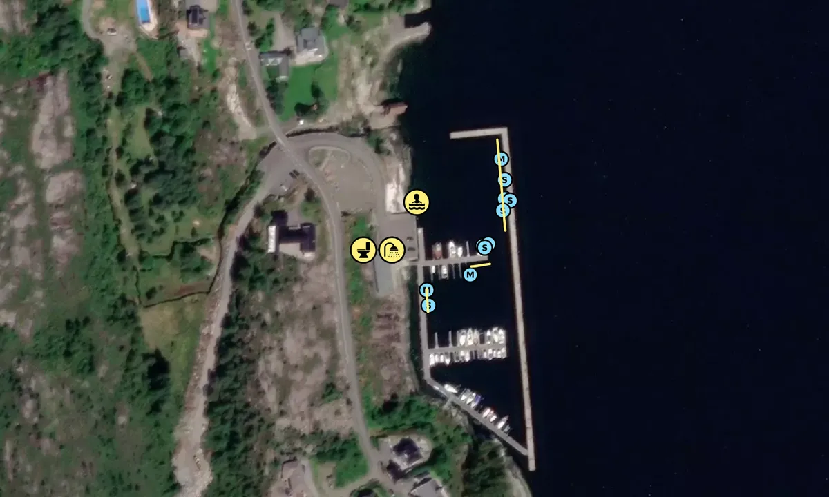 Satelite image of Liaskjæret