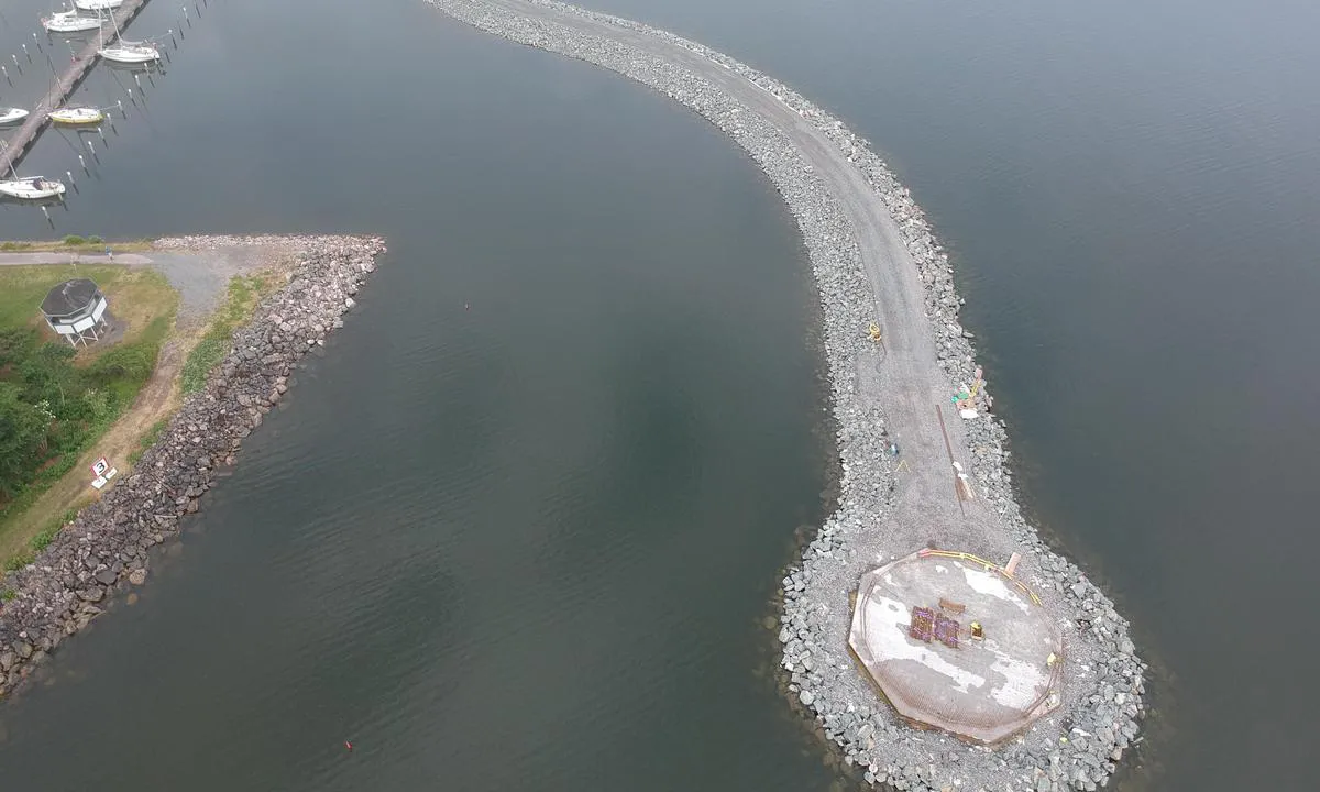 Lidköping - Vänern: New East-side of entrance (since April 2023)