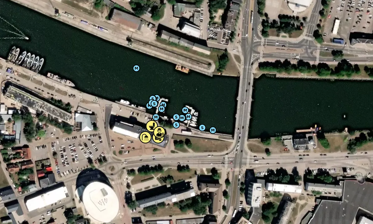 Satelite image of Liepaja Marina