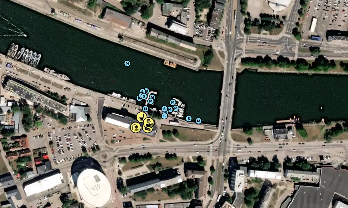 Satelite image of Liepaja Marina